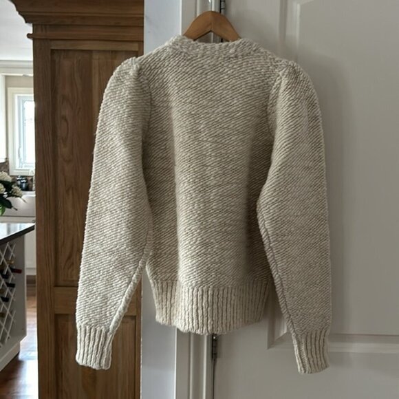 NWT Isabel Marant Off-White Wool Sybille Sweater38 - Picture 11 of 13